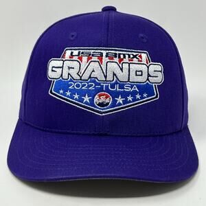 USA BMX Grands 2022 Hat Baseball Cap Tulsa Grand Nationals Race Snapback Purple